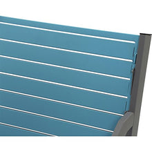 Siena Mybalconia 980942 Flip Flop Bench, Antracite/Sky Blue Acciaio/Antracite/Sky Blue
