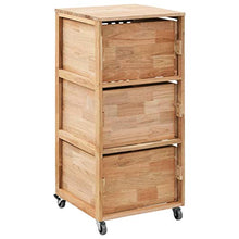 vidaXL Armadietto da Bagno Elegante Ampio Mobiletto Pratico Comodo Utile Robusto Solido Durevole Resistente 41x41x91 cm in Legno Massello di Noce
