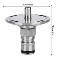 Conkergo 2pcs 304 Acciaio Inossidabile Homebrew Keg 1.5in Tri? Morsetto A Sfera Blocco Post Adapter Adattatore Brewing Raccordo