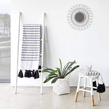 Black Velvet Studio SgabelloI Love Bambu, per Il Bagno, Rustico, Bamboo, Colore Naturale, 44x31x31 cm.