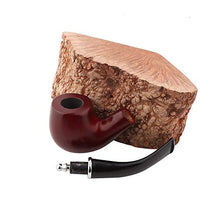 Pipa in legno massello e sequoia Scatola regalo portatile smontabile curvo staccabile