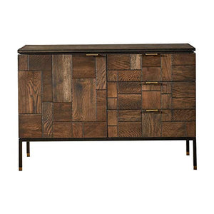 QuRRong Credenza Retro Colazione a Buffet con cassetti Multifunzionale gabinetto Sala da Pranzo casa Cucina Sala per Soggiorno Camera da Letto (Color : Natural, Size : 110x45x75cm)