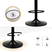 GUOLINGHUI Set di 2 Sgabelli da Bar, Sgabello da Bar Regolabile in Altezza, Cucine Domestiche Bancone Colazione Sedie da Bar con Superficie Sgabello in Pp Sedile da Pub