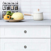 Modello di foglie verdi marrone dell'acquerello Pomelli per Porta Set di 4 Pomelli per Mobili Manopole per Cassetti Cucina Armadio Vetro