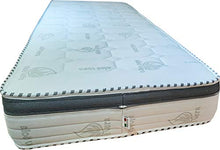 SARDAMATERASSI Kit letto doghe elettriche piazza e mezza 120x190 + materasso memory 22 cm + guanciale memory omaggio h13