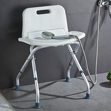 ABWYB Sgabelli da Bagno Pieghevoli, Sgabello da Bagno per disabili Sgabello da Bagno per Donna Incinta Sgabello da Bagno con Schienale 0105