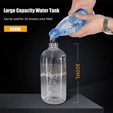 Spruzzatore Portatile 800ML 2600Mah Macchina A Spruzzo con Pistola A Vapore A Nebbia d'Acqua al Litio con Luce Blu per Casa, Interno/Esterno, Barbiere