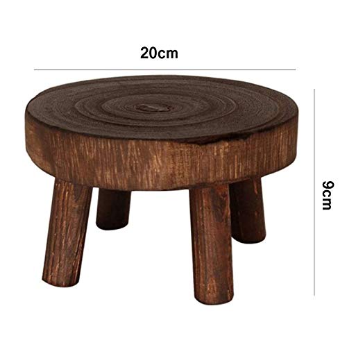 Supporto per piante in legno supporto per fiori Base per sgabello per giardino d Supporto per piante in legno supporto per fiori Base per sgabello per giardino d