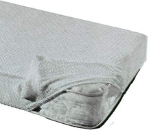 CASA TESSILE Coprimaterasso Sanity Spugna con Angoli cm 90x200+25 Singolo Proteggi Materasso con Angoli
