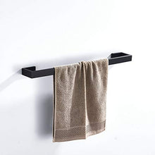 Kelelife Portasciugamani 62 cm Porta Asciugamani da Muro, Nero