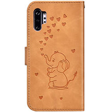 Robinsoni Custodia Compatibile con Samsung Galaxy Note 10 Pro Case Portafoglio Cover Dumbo Stampato Libro Pelle PU Antiurto Case Taccuino Cover Libretto Cartone Animato Case Folio Flip Cover Zenzero