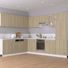 vidaXL Armadio per Forno Rovere Sonoma 60x46x81,5 cm in Truciolato