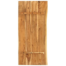 vidaXL Legno Massello di Acacia Piano per Lavabo Bagno Ripiano per Lavello Rustico Mensola per Lavandino Accessori per Bagno 140x55x3,8 cm