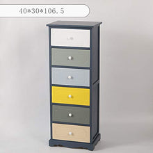 Ryyland-Home Cassapanca Stretta 5/6 Livello cassetto Limita Governo di immagazzinaggio di Legno Presentazione della Guida for Il Bagno Laterale Soggiorno Balcone limitare Governo di immagazzinaggio