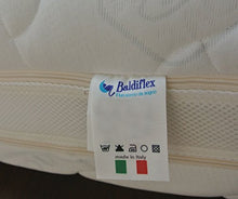 Baldiflex Emporio Fodera per Materasso Singolo in Aloe Vera, Coprimaterasso, con Fascia Traspirante, Sfoderabile con Zip, Atossica, Misura 80x190x22 cm