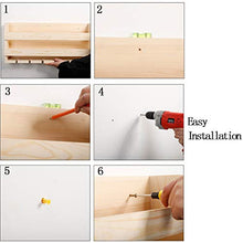 Porta Bottiglie da Vino Portabottiglie Vino Legno Rustico,portabottiglie in Legno per Vino da Parete,Scaffale Vini Scaffale A Parete Mensole da Muro con Fino A 7 Bottiglie di Vino E 6 Bicchieri Rac