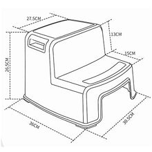 ECSWP QWBGJSNM Bagno Antiscivolo for Bambini WC Sedie Passo Piede Sgabello for Bambini del Bambino della Lavata Scala Passo Sgabello Sedia for Bambini Sgabelli