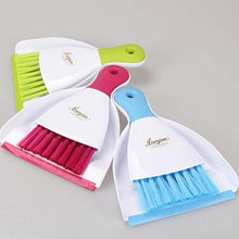 Balacoo Mini Set Scopa E Scopa per Tavolo Scrivania Tastiera da Banco Cane Gatto E Altri Animali Domestici (Blu)