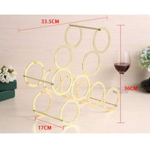Anabei Retro in ferro battuto cremagliera rimovibile creativo casa soggiorno vino rack decorazione ornamenti vino rack