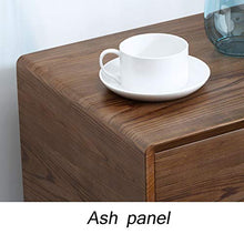 RKRZLB Comodino Naturale Camera da Letto Cassettiera Moderno con 2 Cassetti 15.7x13.7x19.7 inch Cassettiere Cameretta