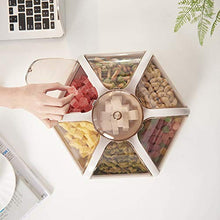 iSpchen Scatola portaoggetti con Scomparto a Pressione Scatola di Frutta di Loto di Moda Combinazione Creativa Vassoio di Frutta