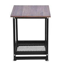 Yyqx comodino comodino retrò comodino 2 ripiani ripiano tavolino da caffè creativo tavolino da tè tavolino comodino comodino