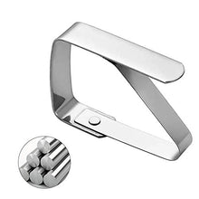 Dulau 8 Pezzi Tovaglia Clip in Acciaio Inossidabile, Gadget Molla Fermatovaglia, Morsetti per Tovaglia Esterni Porta Tovaglie Clip Holder Tablecloth Clip Regolabile, Porta Tovaglie per Outdoor Party