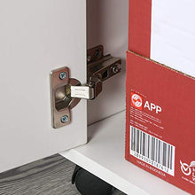 homcom Cassettiera Portadocumenti da Ufficio in Legno Bianco con 2 Cassetti, 4 Ruote Ominidirezionali, 40 x 35 x 60cm