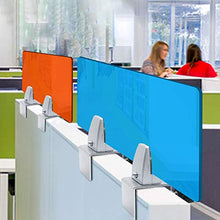 MIAOLEIE Desk Divider Desider Mobile Bracket Desk Desk Supporto 2PCS / Set Pannello Privacy Screen Scrivania Desk Staffa Staffa