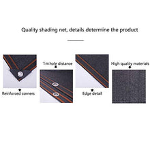 YTQ Tasso di Ombreggiatura 80% Pannello Ombreggiante in Tessuto con Rete di Isolamento Termico con Occhiello in Metallo, Adatto per Recinzione Pergola Esterna, Nero, Dimensioni Multiple(Size:5m*8m)