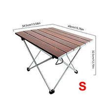 LNSTORE 34.5 x 40 x 32,5 cm Piccolo Tavolo da Picnic Picnic Portatile Tavolo da Spiaggia Pieghevole Tavolo da Picnic Pieghevole in Una Borsa Comodo e Durevole