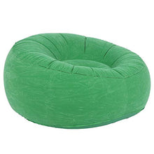Divano Gonfiabile per Il Tempo Libero, Divano Singolo per Interni per Esterni, Balcone da Giardino ergonomico Pieghevole in PVC per Regalo Soggiorno(Light Green)