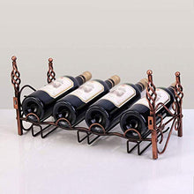 WZHZJ Bottiglie da dell'organizzatore del Supporto, Vino ripiano, portasciugamani for Cucina Dispensa Cabinet, Tenere 4 Bottiglie