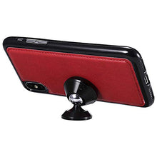 Bear Village Cover iPhone X/iPhone XS, Custodia Premium Flip Custodia per Apple iPhone X/iPhone XS, Custodia con Porta Carte e Chiusura Magnetica, Rosso