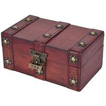 Oumefar Organizzatore di Gioielli Scatola di immagazzinaggio retrò Scatola di immagazzinaggio di Gioielli in Legno Scatola di immagazzinaggio per Feste di Compleanno Decorazione di Nozze(S)