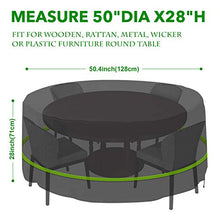 Copertura per mobili da giardino con striscia riflettente, impermeabile, antivento, resistente ai raggi UV, a prova di umidità Oxford (128 x 71 cm)