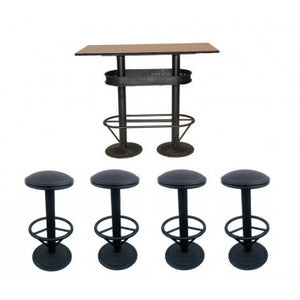 MATHI DESIGN Set Tavolo e sgabelli