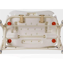 Sgabello da doccia Pieghevole in lega di alluminio Ampliata doccia bagno bagno sedia Sgabello regolabile in altezza con braccioli antiscivolo Bath Sgabelli ( Color : Photo Color , Size : Free size )