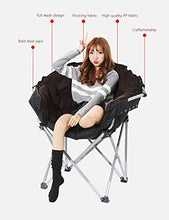 Poggiapiedi e ottomani piccoli Moon Chair, Lazy Couch Creative Singolo Pieghevole 3 Posizioni Poltrona Imbottita Imbottita A 3 Posizioni Con Poggiapiedi E Cuscino Per Salotto Interno Balcone Gioco Sed