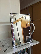 YYHAD - Specchio cosmetico con luce da tavolo, grande specchio da trucco