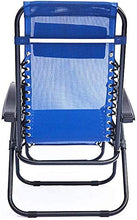 PAKUES-QO Sedia da Giardino reclinabile reclinabile Sedia da Spiaggia Sdraio reclinabile, Blu
