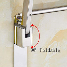 AINIYF Bagno Bagno Doccia Mensola Organizzatore Parete portasciugamani in Acciaio Inossidabile 304 3 Tiers Pieghevole Punch Installazione (Dimensioni: 50x24x56.5cm)