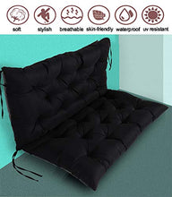 Cuscino per panca da giardino ultra spesso con schienale, rivestimento per divano, per esterni e interni, materasso impermeabile per 2-3 posti (150 x 50 x 50 cm, rosso)