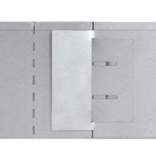 vidaXL 5X Pannelli di Recinzione per Prato Acciaio Zincato 100x20 cm Recinto