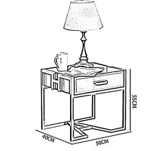 MMWYC Comodino Legno Solido Finitura lacca Gabinetto unità dell'organizzatore di immagazzinaggio con i cassetti for Camera da Letto Studio Living Room (Color : Black)