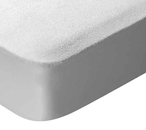 Pikolin Home - Proteggi-materasso in spugna anti-acaro impermeabile, traspirante e assorbente per materassi alti fino a 32 cm