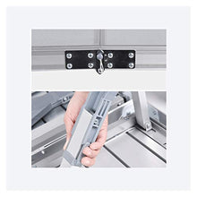 JDJD Tavolini da Esterno Sedia da Tavola Pieghevole All'aperto Camping Tavolo da Picnic in Lega di Alluminio Impermeabile Durable Pieghevole Desk per Tavolo da Spiaggia (Color : Gray)