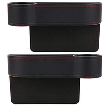 Mavis Laven Scatola portaoggetti Seggiolini Auto multifunzionali Scatola portaoggetti con Cucitura Organizer Accessori Interni automobilistici [conducente Nero](Main Driver)