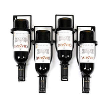 LHQ-HQ Vino Wine Rack Holder Ferro battuto a Parete invertito Wine Rack Decorazione Domestica Vino Rack di stoccaggio Sicuro e Stabile Antiscivolo Holder Vino