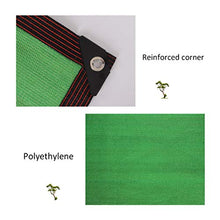 KDDEON Rete Ombreggiante Resistente ai Raggi UV Verde,Ombreggiante 85%,Telo Coprente Traspirante,con Occhielli e Cordoncino,per Copertura Vegetale Serra Cortile Patio Tetto (2x2m/6.6x6.6ft)
